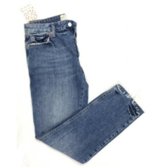 Free People Womens Slim Boyfriend Jeans - Picture 3 of 4